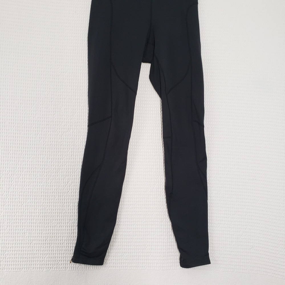 Nike Tech Running Leggings Womens XS Black Reflective Ankle Zip Workout Athletic - Picture 11 of 16